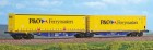 40289 ACME Articulated Container car type Sggmrss 90 of Crossrail loaded with containers P&O